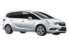 Car Hire Renfrew - Vauxhall Zafira 5 + 2 - Minibus hire Renfrew